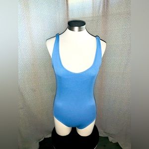 Sexy low Neck Blue One Piece Body Suit (Calvin Klein)